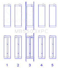 King Engine Bearings MB5503XPC