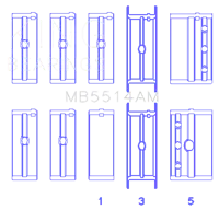 King Engine Bearings MB5514AM 001