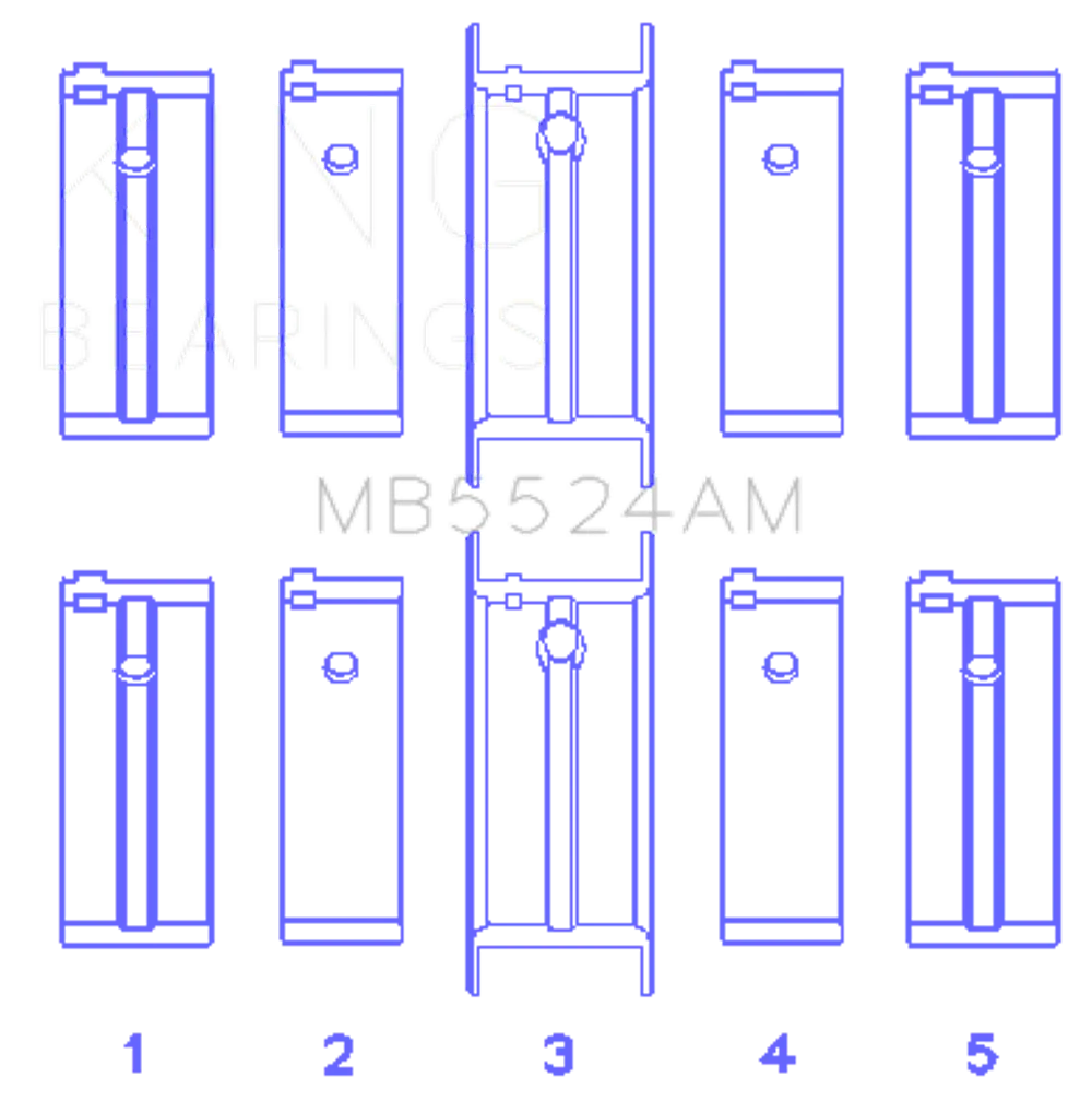 King Engine Bearings MB5524AM0.5