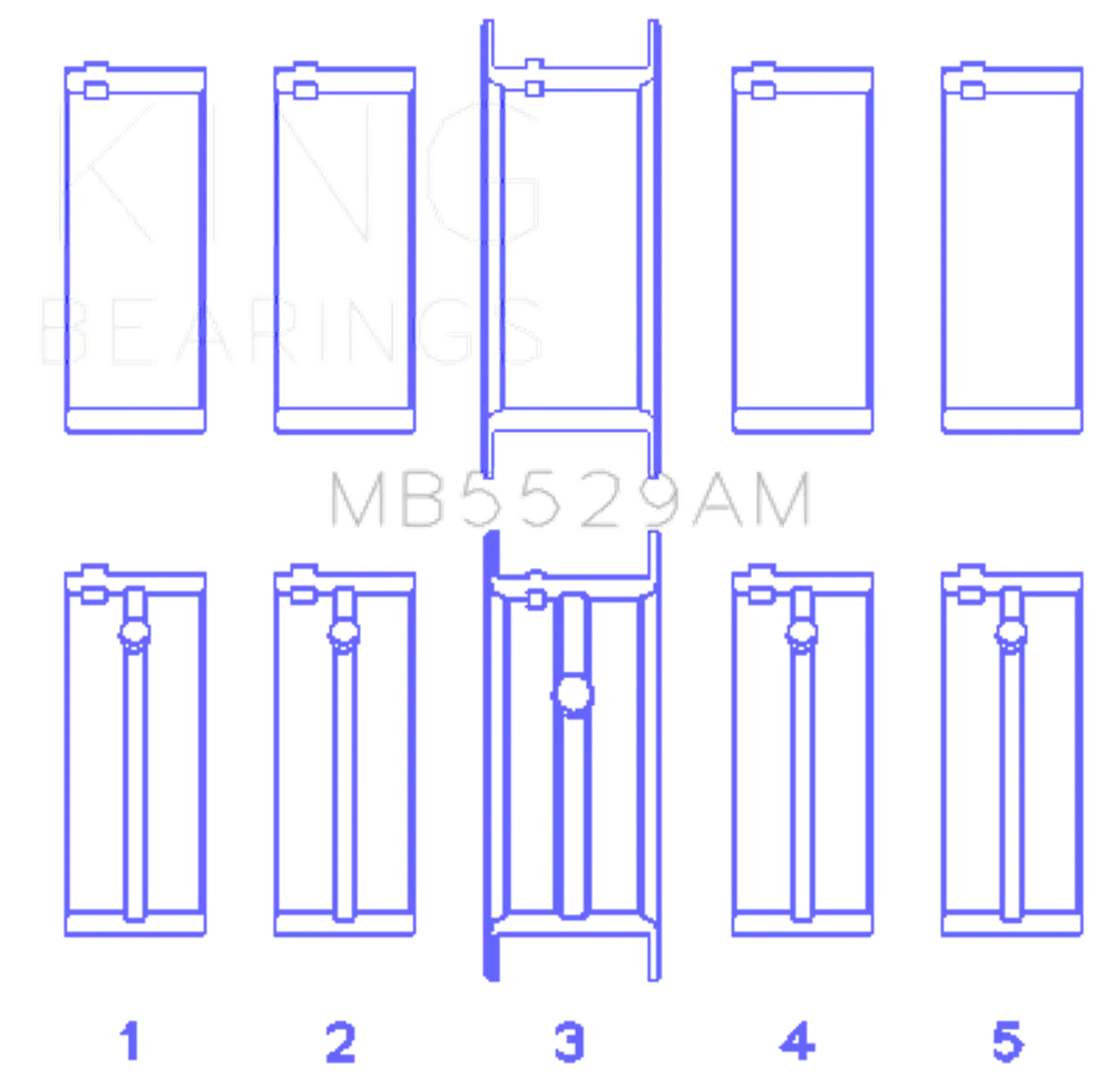 King Engine Bearings MB5529AM