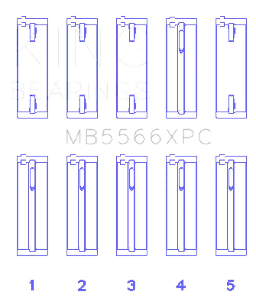 King Engine Bearings MB5566XPC
