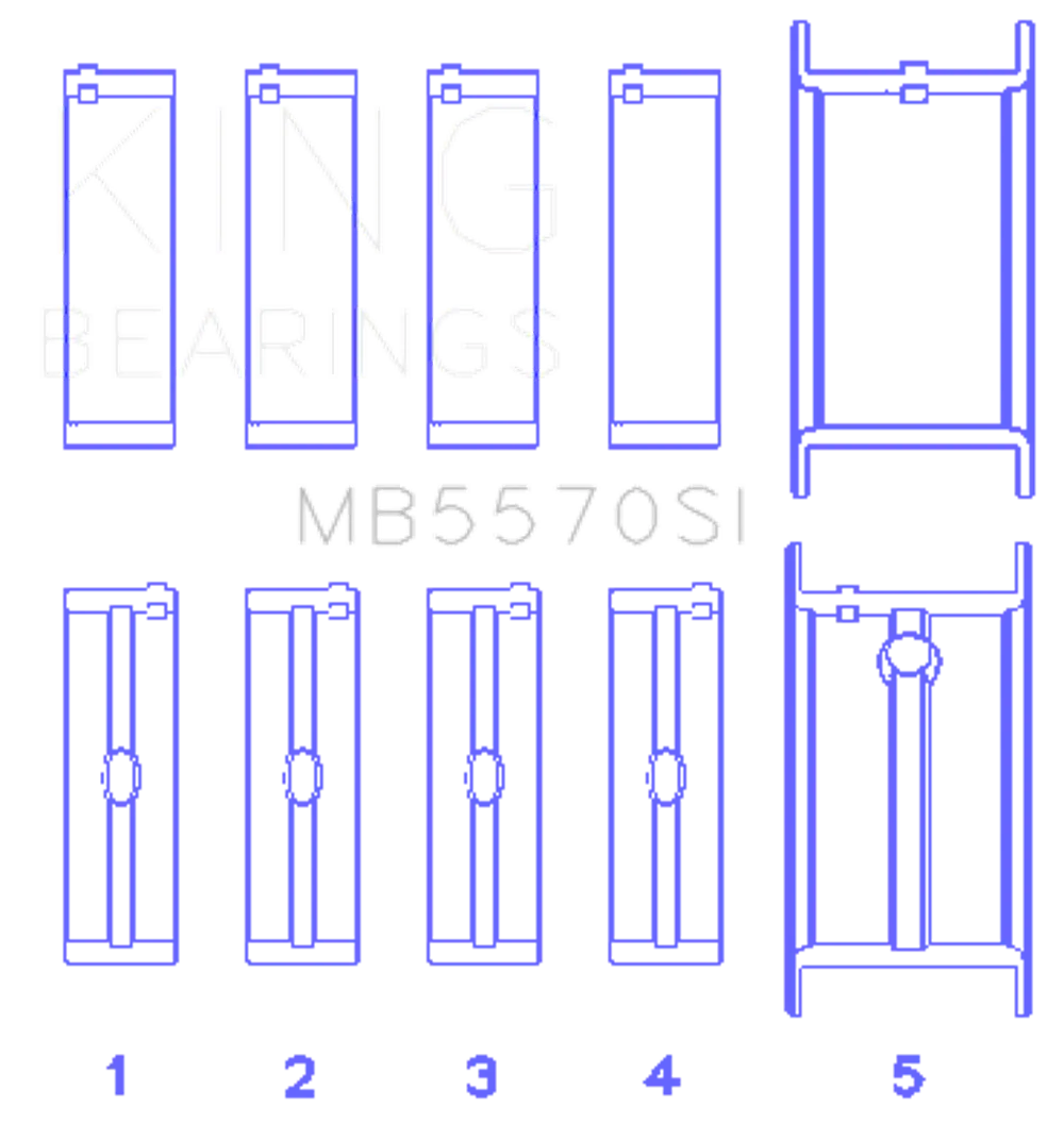 King Engine Bearings MB5570SI