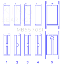 King Engine Bearings MB5570SI