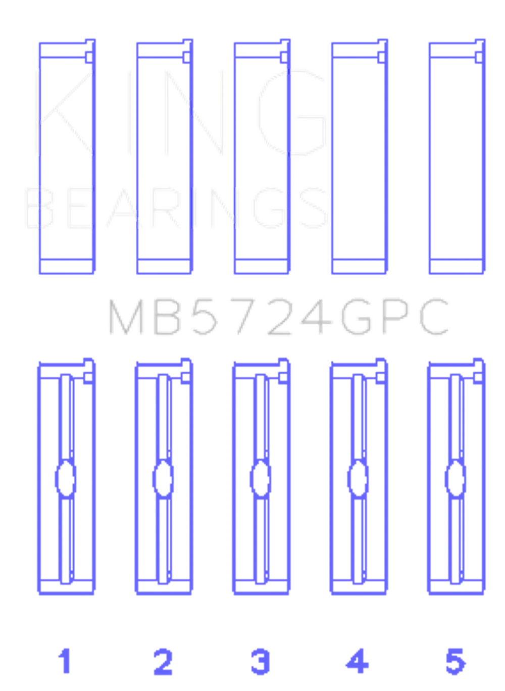 King Engine Bearings MB5724GPC