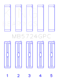 King Engine Bearings MB5724GPC