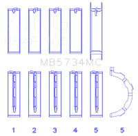 King Engine Bearings MB5734MC