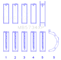King Engine Bearings MB5734XP0.25