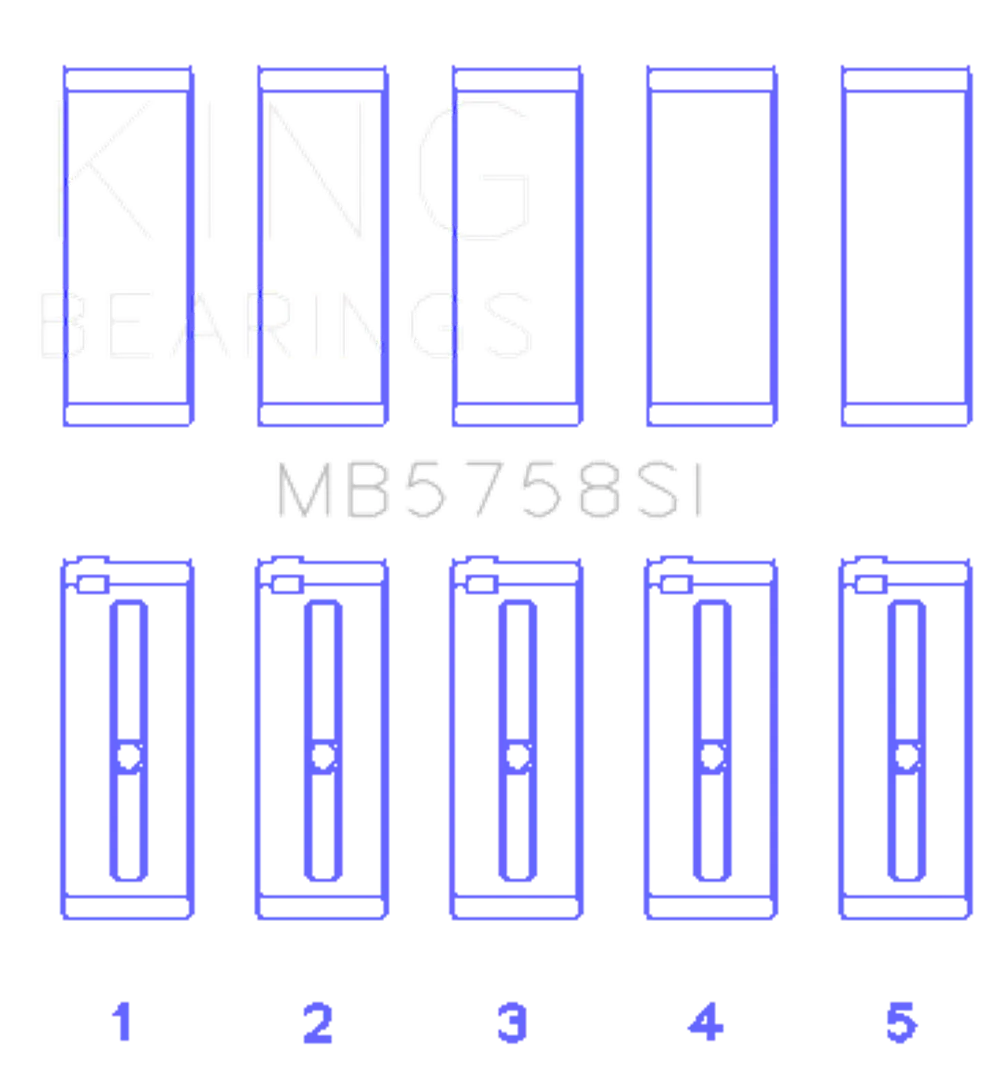 King Engine Bearings MB5758SI0.8