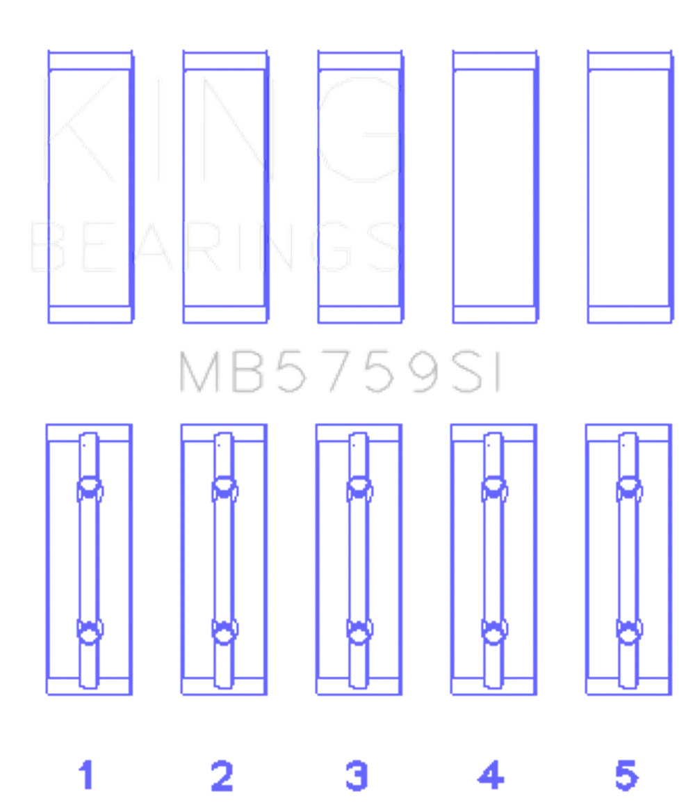King Engine Bearings MB5759SI