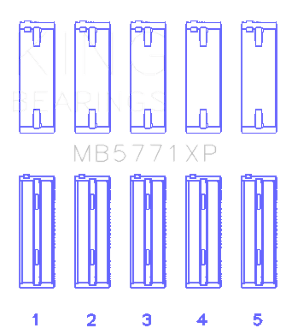 King Engine Bearings MB5771XP STDX