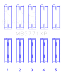 King Engine Bearings MB5771XP STDX
