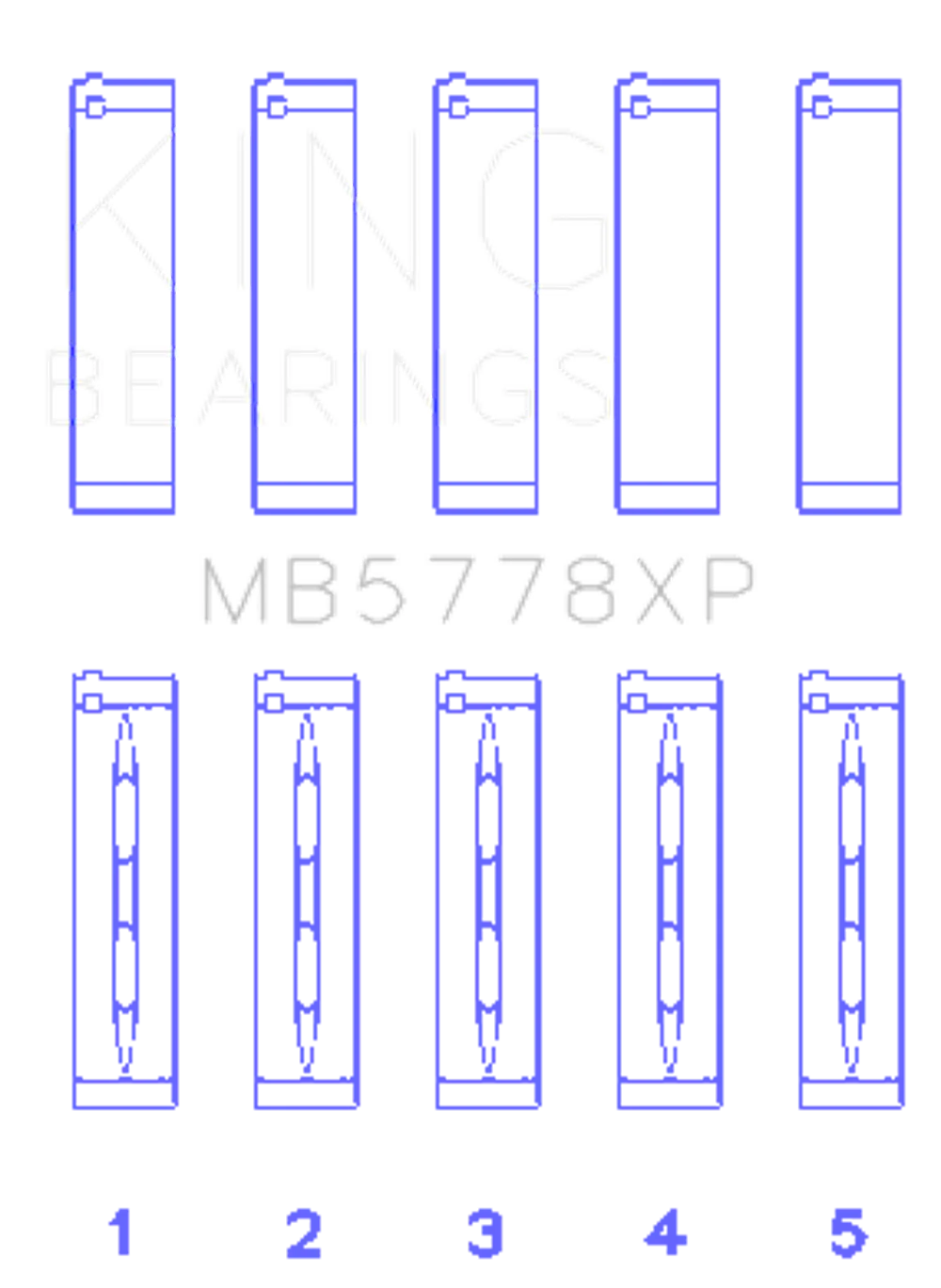 King Engine Bearings MB5778XP