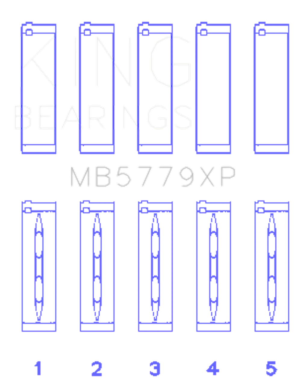 King Engine Bearings MB5779XP