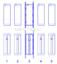 King Engine Bearings MB5784SI0.75