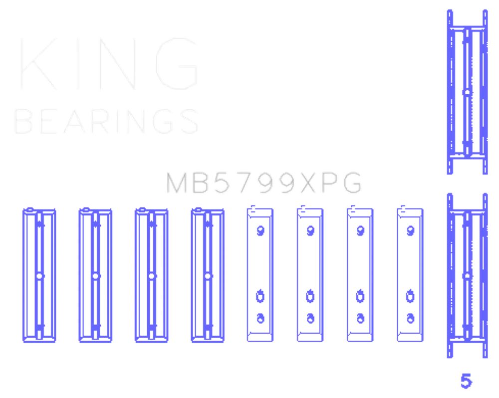 King Engine Bearings MB5799XPG