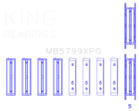 King Engine Bearings MB5799XPG
