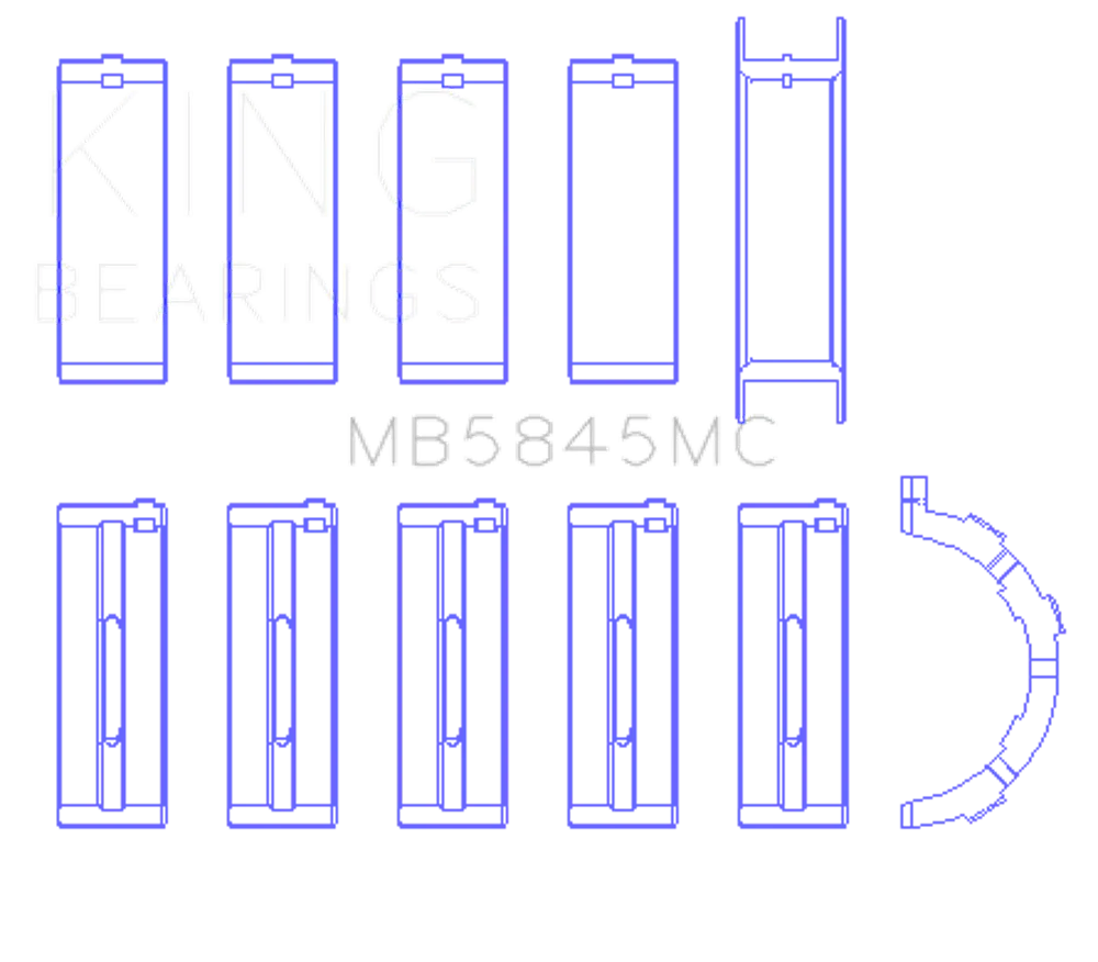 King Engine Bearings MB5845MC