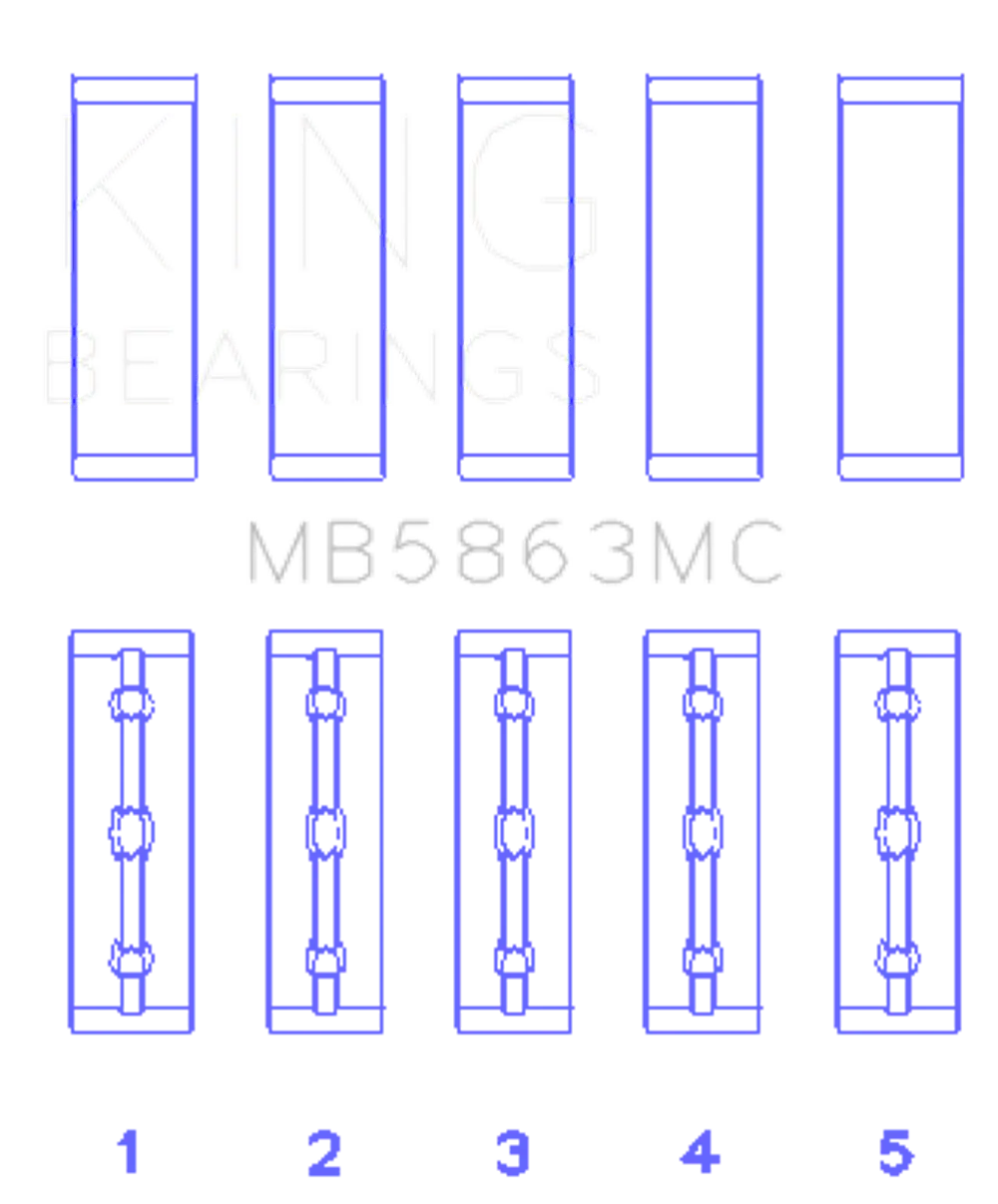 King Engine Bearings MB5863MC