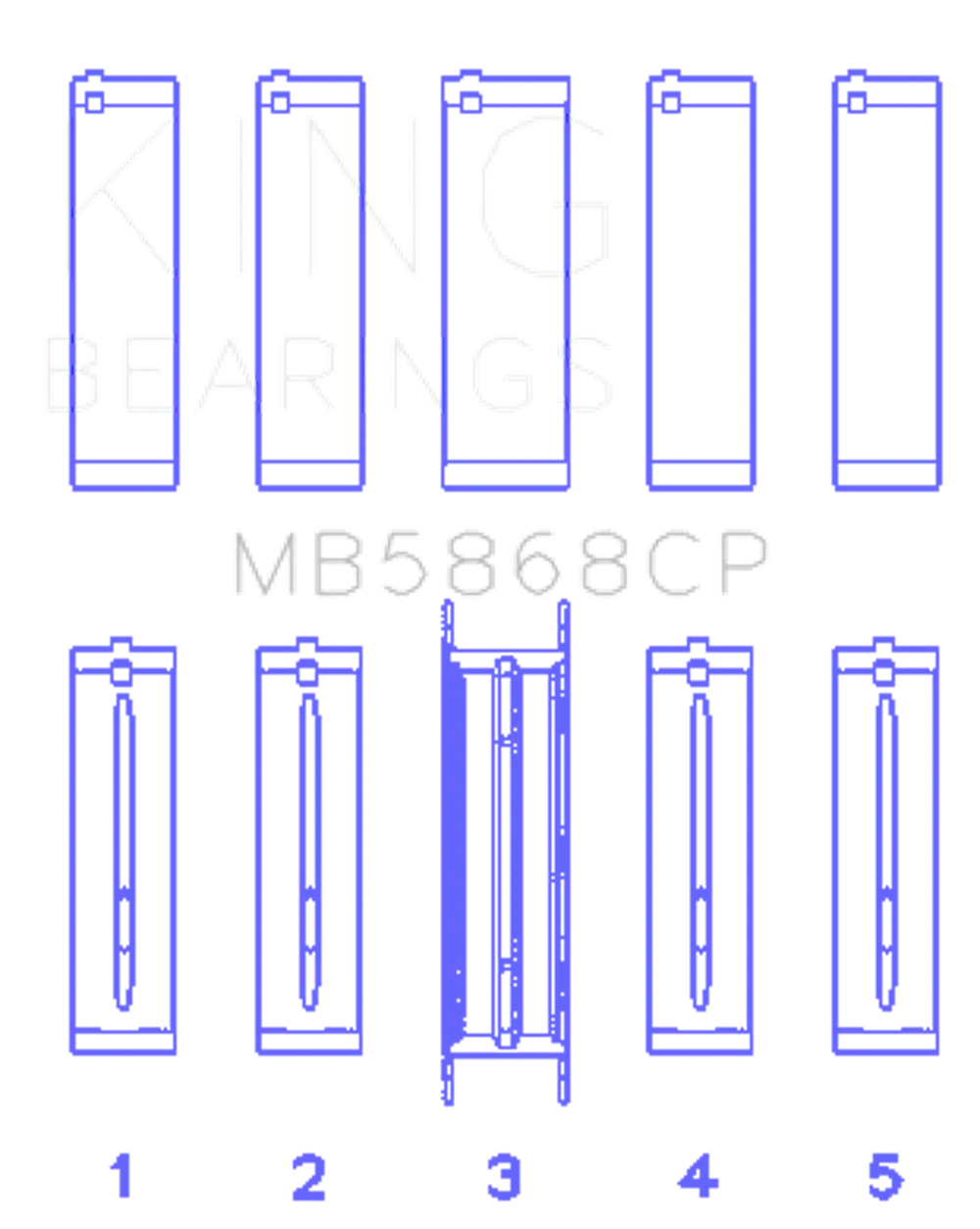 King Engine Bearings MB5868CP