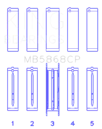 King Engine Bearings MB5868CP