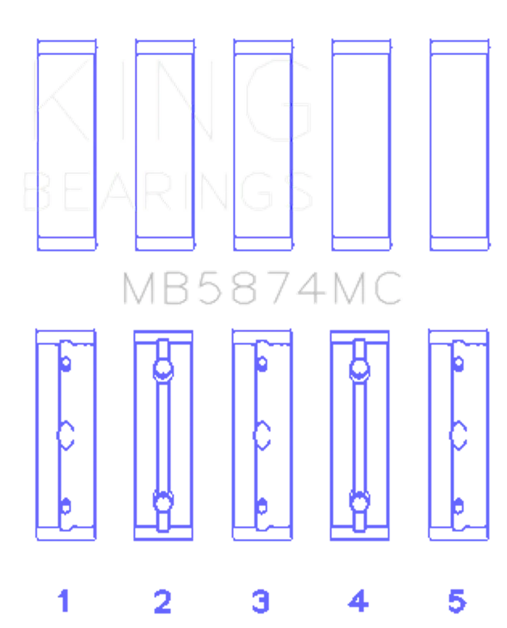 King Engine Bearings MB5874MC
