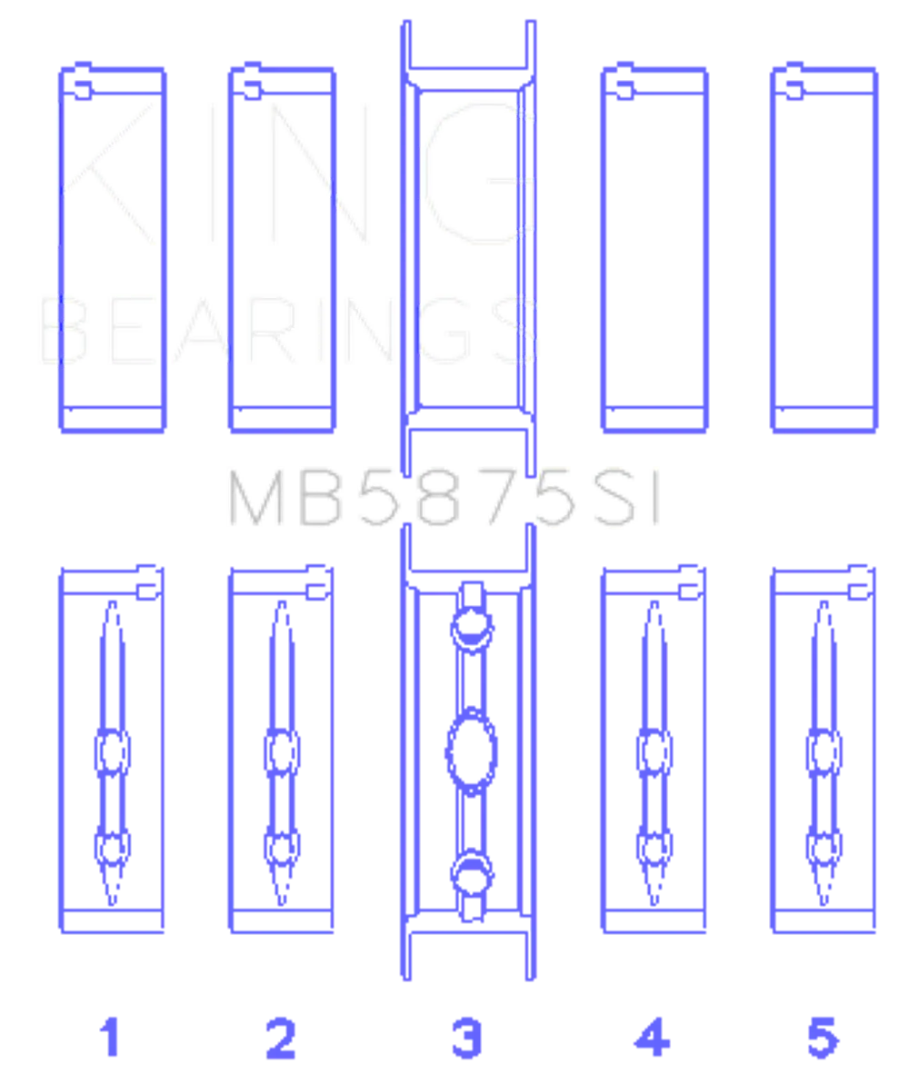 King Engine Bearings MB5875SI