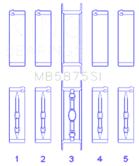 King Engine Bearings MB5875SI