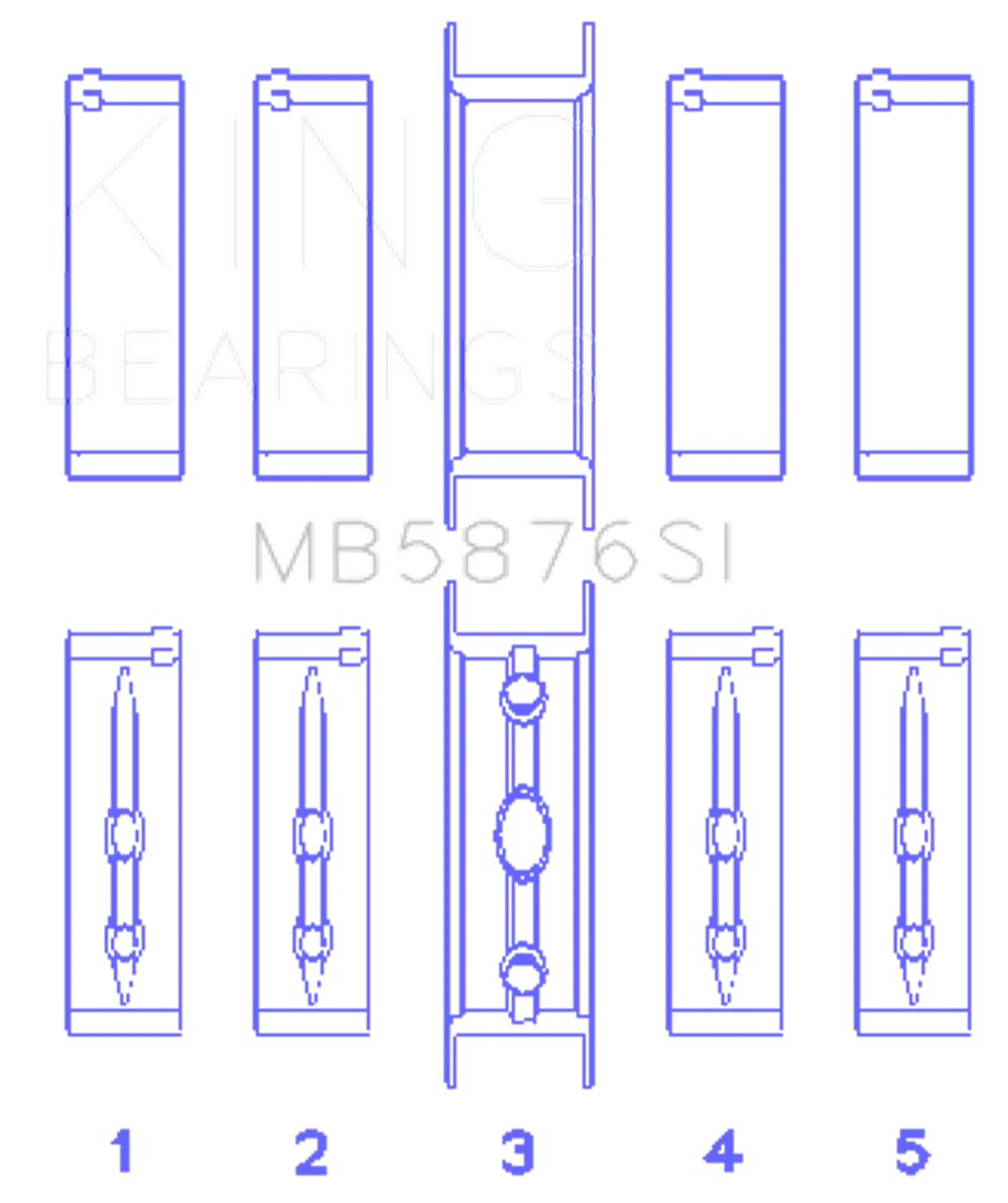 King Engine Bearings MB5876SI 010