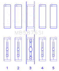 King Engine Bearings MB5876SI 010