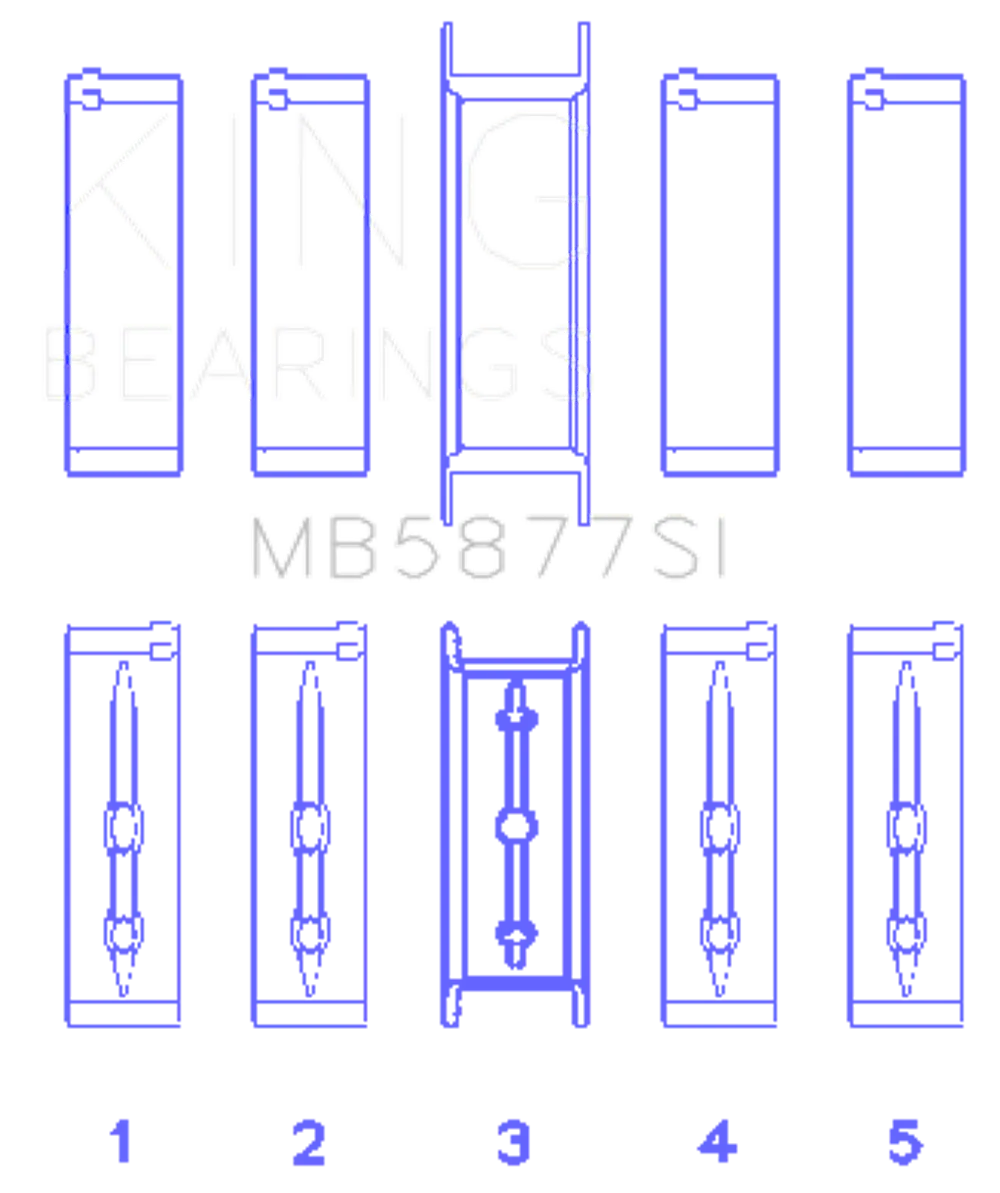 King Engine Bearings MB5877SI