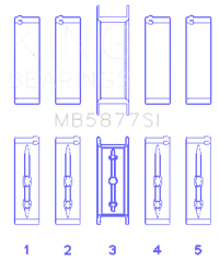 King Engine Bearings MB5877SI