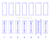 King Engine Bearings MB7009SI0.75