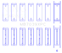 King Engine Bearings MB7039XPC0.25