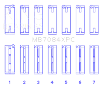 King Engine Bearings MB7084XPC0.25