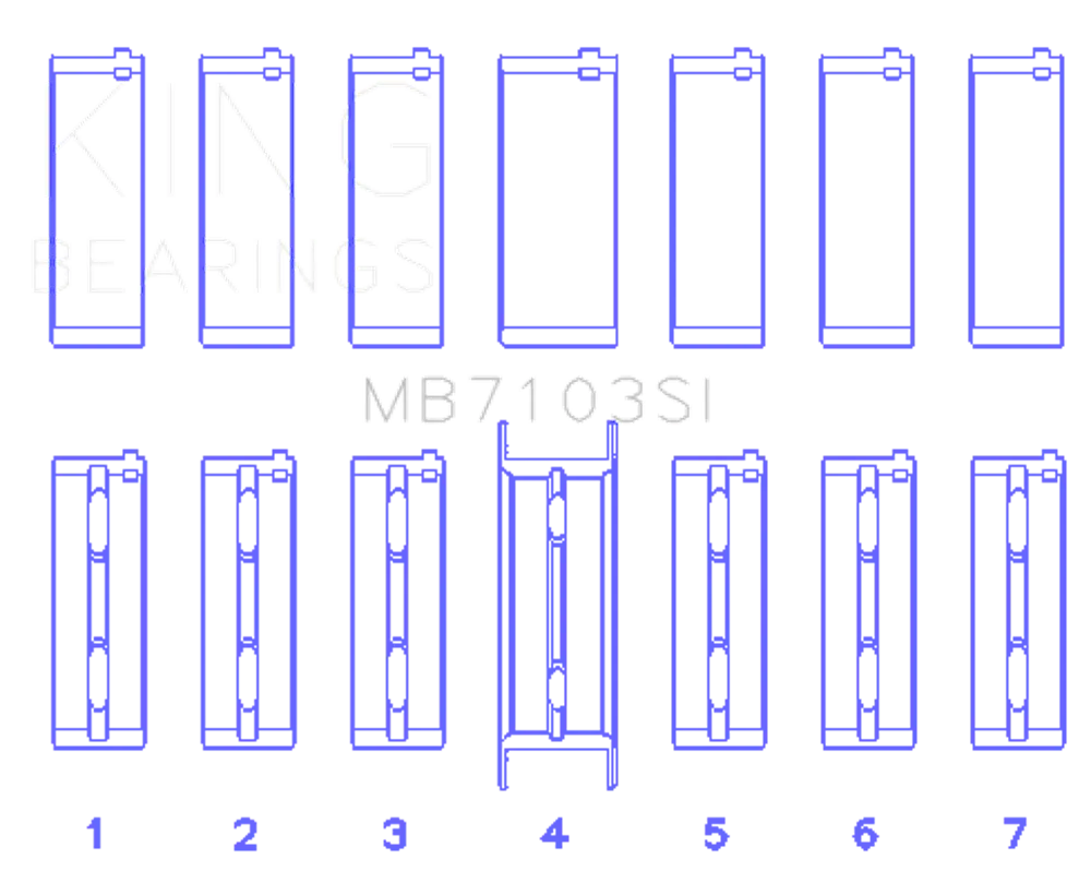 King Engine Bearings MB7103SI0.5