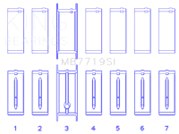 King Engine Bearings MB7719SI 040