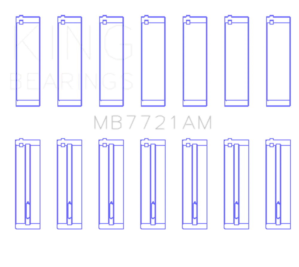King Engine Bearings MB7721AM