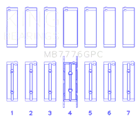 King Engine Bearings MB7776GPC