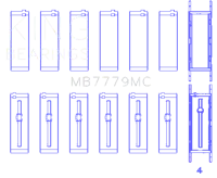 King Engine Bearings MB7779MC