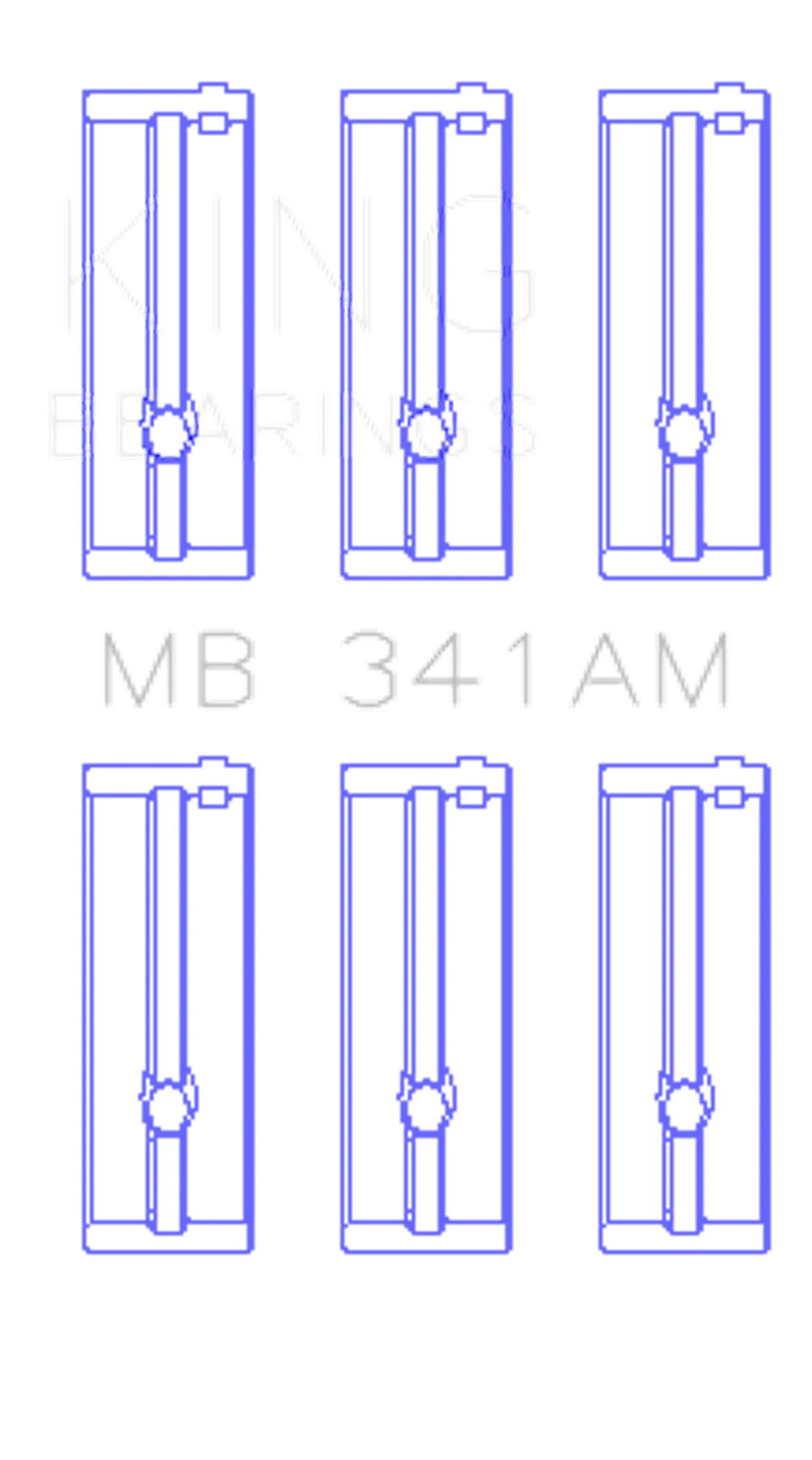 King Engine Bearings MB 341AM