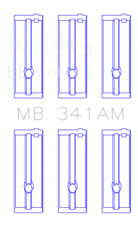 King Engine Bearings MB 341AM