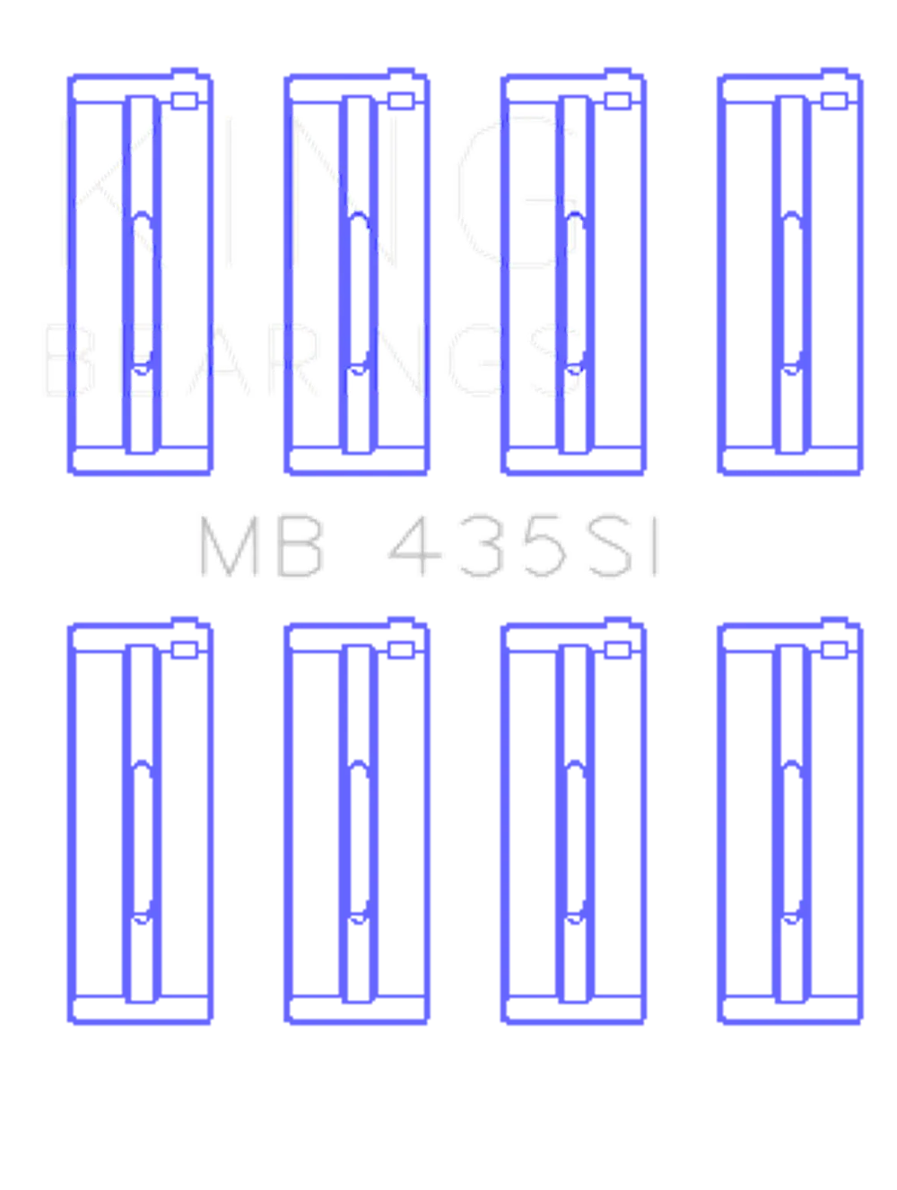 King Engine Bearings MB 435SI 040