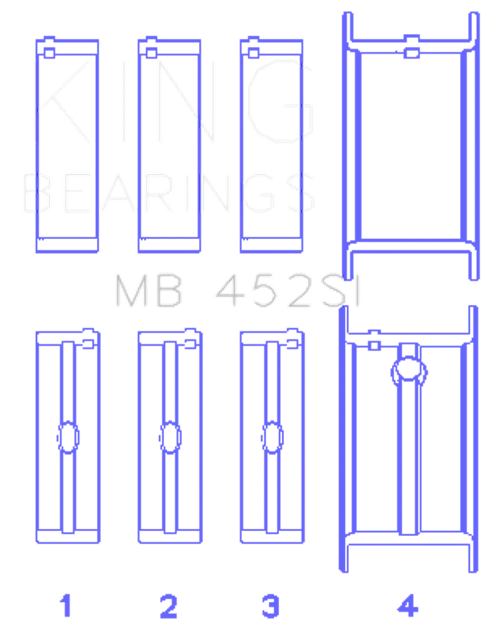 King Engine Bearings MB 452SI