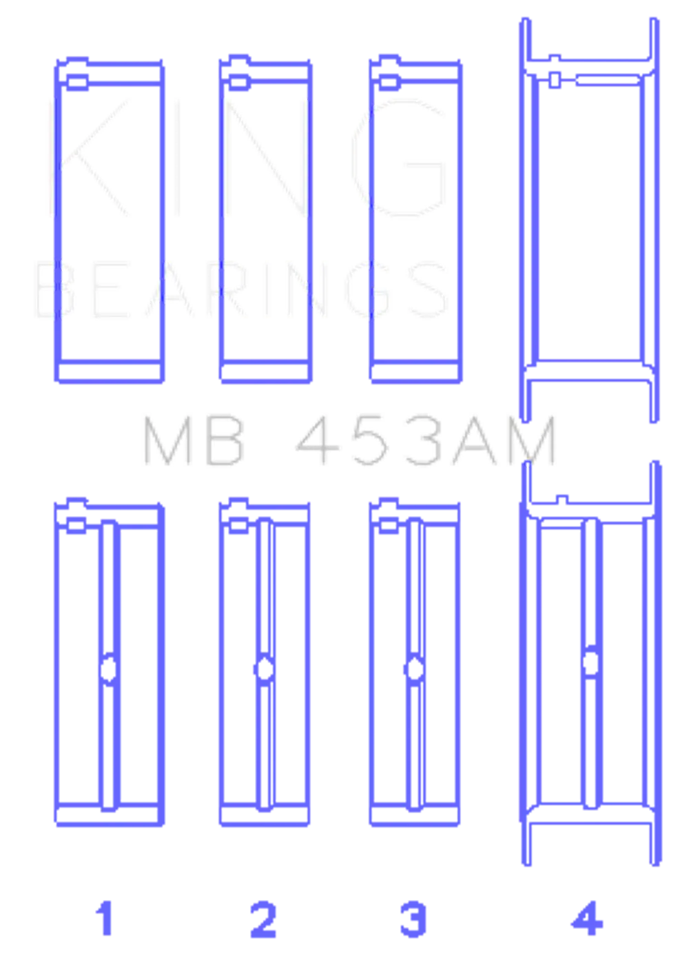 King Engine Bearings MB 453AM0.25