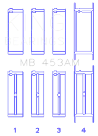 King Engine Bearings MB 453AM0.25