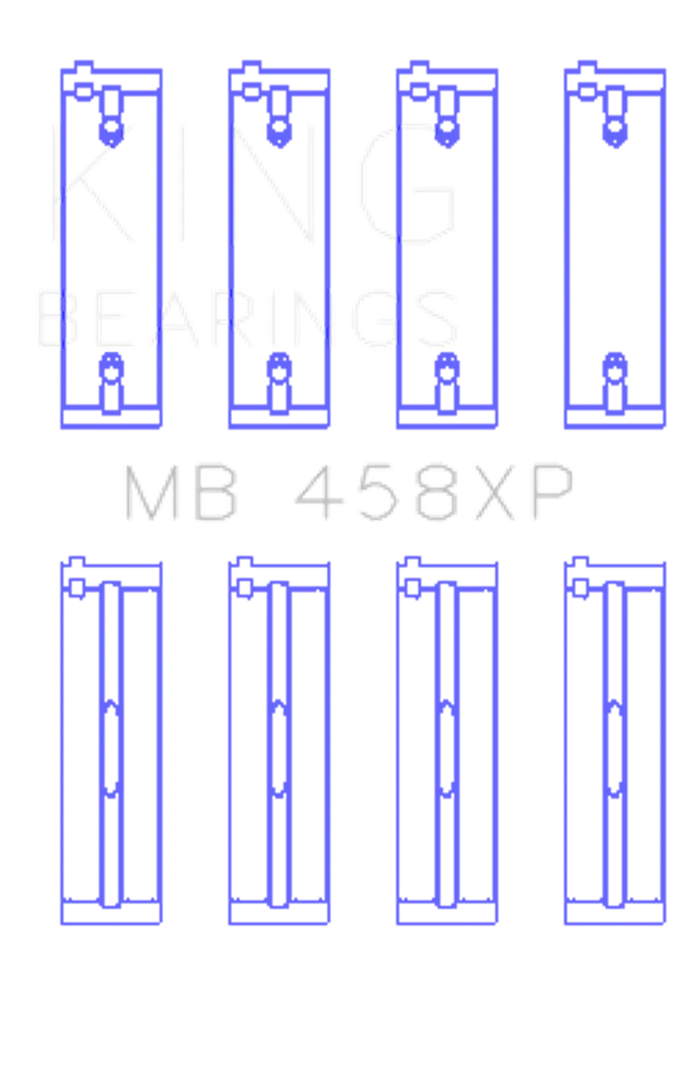 King Engine Bearings MB 458XP
