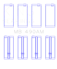 King Engine Bearings MB 490AM0.25