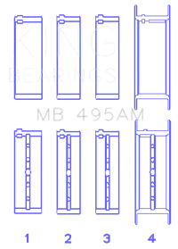 King Engine Bearings MB 495AM1.25