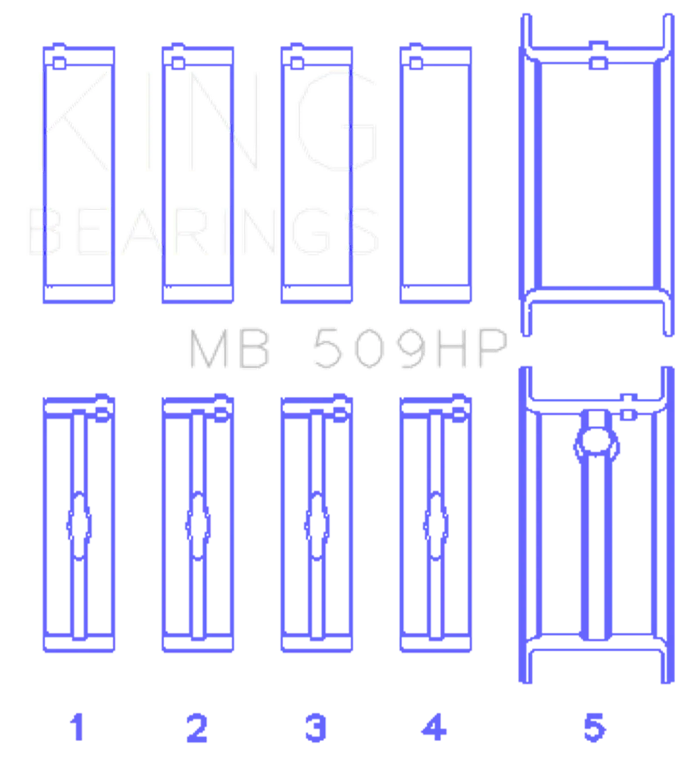 King Engine Bearings MB 509HP 009