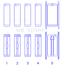 King Engine Bearings MB 509HP 009